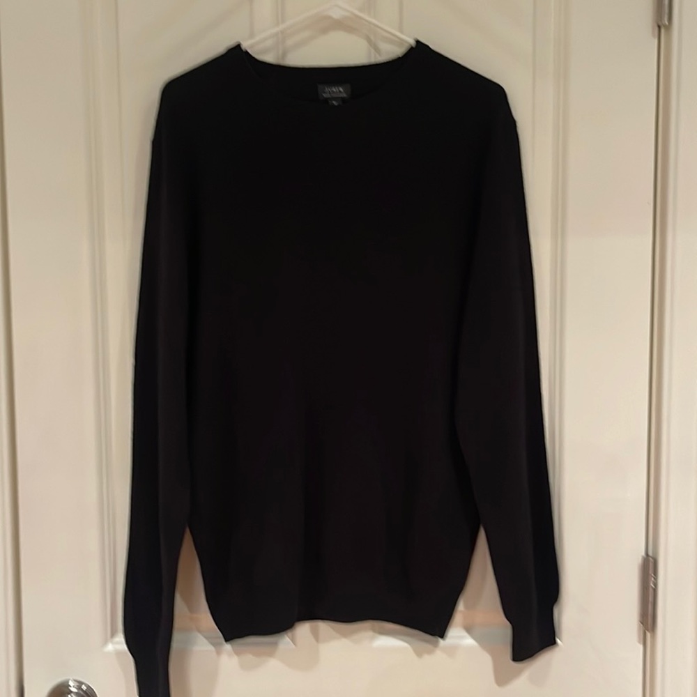 J. Crew 100% Cashmere Men’s Sweater Black Medium New With Tags NWT